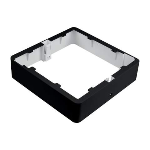 Plafon LED 2 w 1, 18 W, 1900 lm, 3000K-4000K-6000K, IP54, kwadratowy, czarny DPM