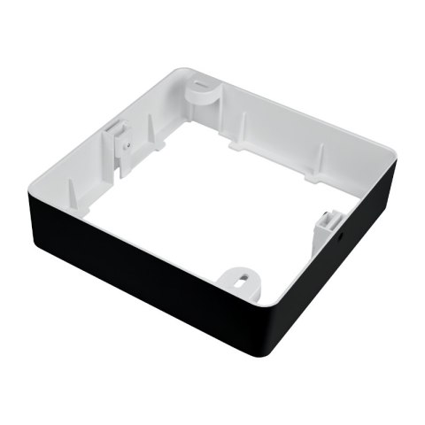 Plafon LED 2 w 1, 18 W, 1900 lm, 3000K-4000K-6000K, IP54, kwadratowy, czarny DPM