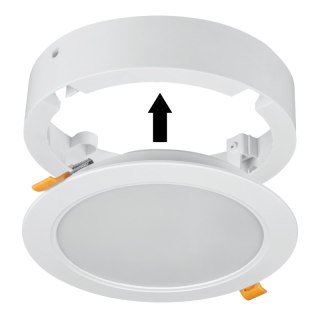 Plafon LED 2 w 1, 18 W, 1900 lm, 3000K-4000K-6000K, IP54, okrągły, biały DPM