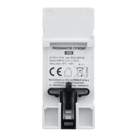 Programator czasowy cyfrowy na szynę DPM