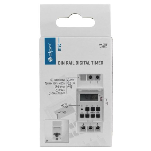 Programator czasowy cyfrowy na szynę DPM