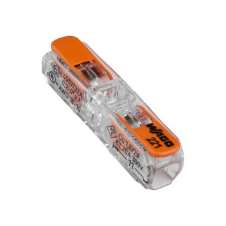 Szybkozłączka instalacyjna linka 2 x 4 mm2, 5 szt., WAGO