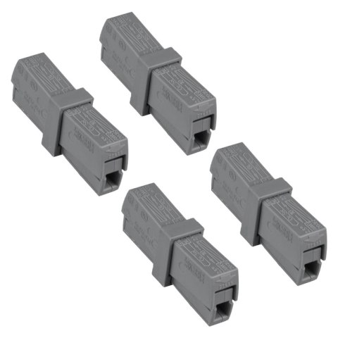 Szybkozłączka serwisowa 2 x 2,5 mm2, 4 szt., WAGO