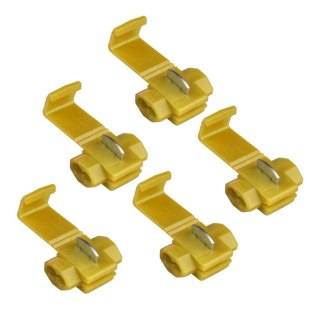 Szybkozłączki elektryczna, 4-6 mm2, żółta, 5 szt.