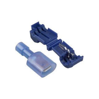Szybkozłączki elektryczna, typ T, 0.75-2.5 mm2, niebieska, 5 szt.