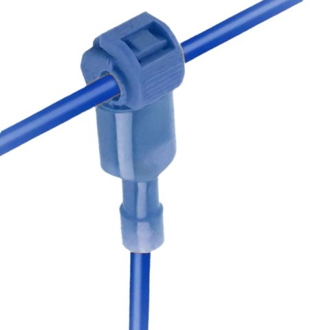 Szybkozłączki elektryczna, typ T, 0.75-2.5 mm2, niebieska, 5 szt.