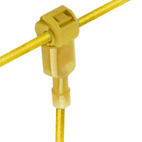 Szybkozłączki elektryczna, typ T, 4-6 mm2, żółta, 5 szt.