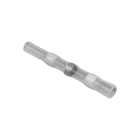 Szybkozłączki przelotowe z cyną, termokurczliwe, 0.25-0.35 mm2, białe, 10 szt.