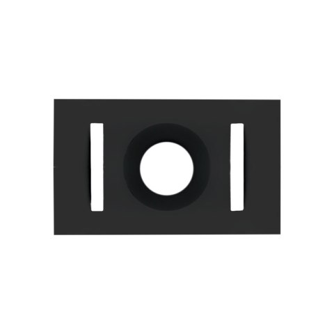 Uchwyt do opasek zaciskowych, przykręcany, 22 x 16 mm, czarny, 10 szt.