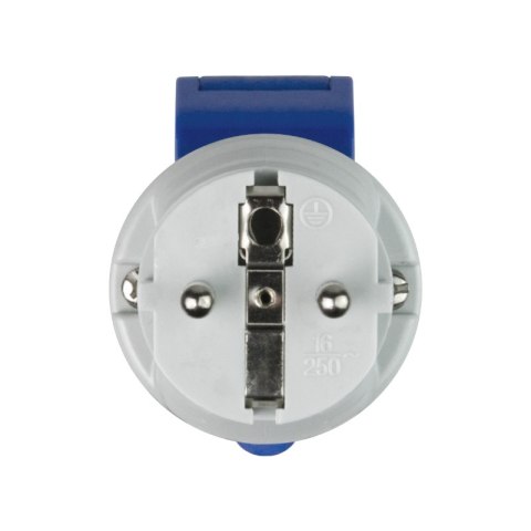 Adapter kempingowy CEE/Uni-Schuko, 16 A, IP44