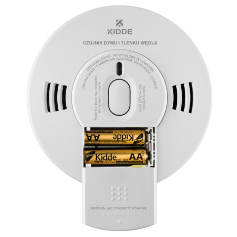 Dualny czujnik tlenku węgla i dymu, gwarancja 10 lat, K10SCO, Kidde