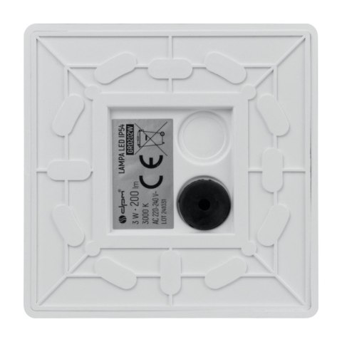 Kinkiet zewnętrzny, 3 W, 200 lm, 3000 K, IP54, biały