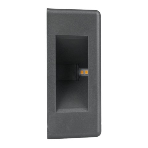 Kinkiet zewnętrzny, 6 W, 180 lm, 3000 K, IP54, szary