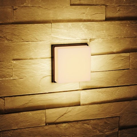 Kinkiet zewnętrzny, 8 W, 560 lm, 3000 K, IP65, czarny