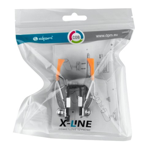 Klipsy montażowe do szyny podtynkowej, X-LINE