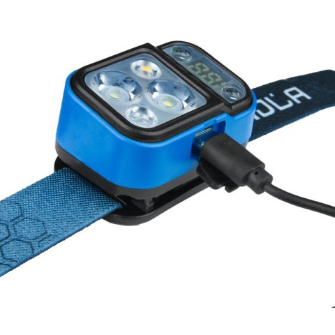 Lampa czołowa LED/XTE, ładowalna, 220 lm, 750 mAh