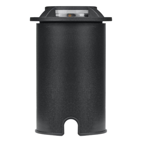 Lampa najazdowa, 1 W, 30 lm, 3000 K, IP66, czarna