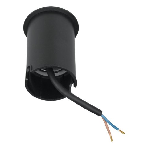 Lampa najazdowa, 1 W, 30 lm, 3000 K, IP66, czarna