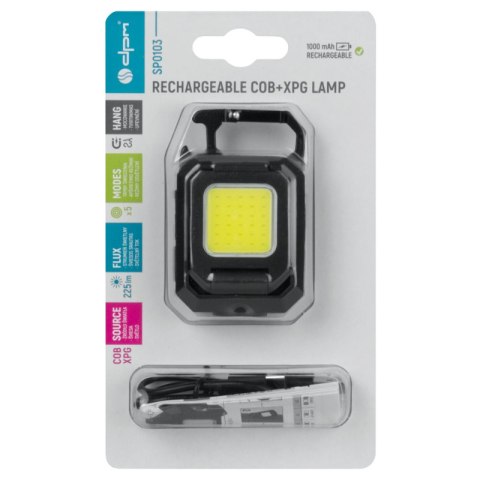 Latarka ładowalna, 225 lm, 1000 mAh