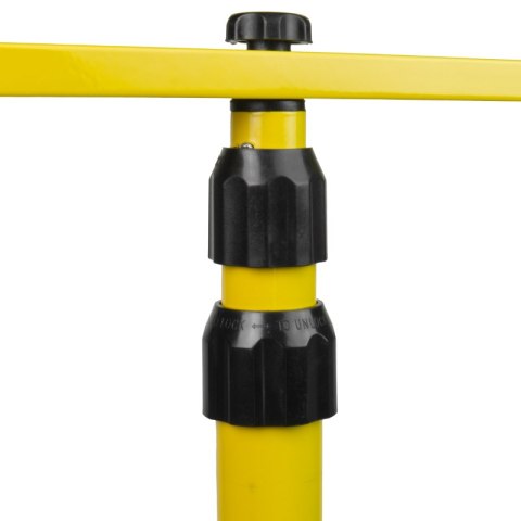 Naświetlacz LED na statywie, 2 x 50 W, 7000 lm, 4000 K, IP65, 140 cm