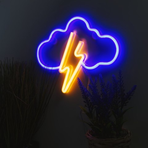 Neon LED "chmurka", 29 x 23 cm