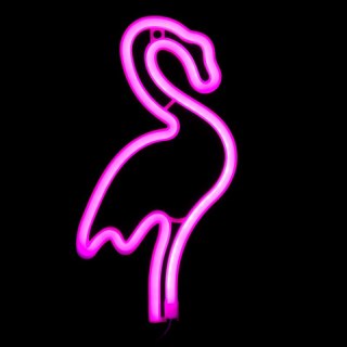 Neon LED "flaming", 15 x 28,5 cm