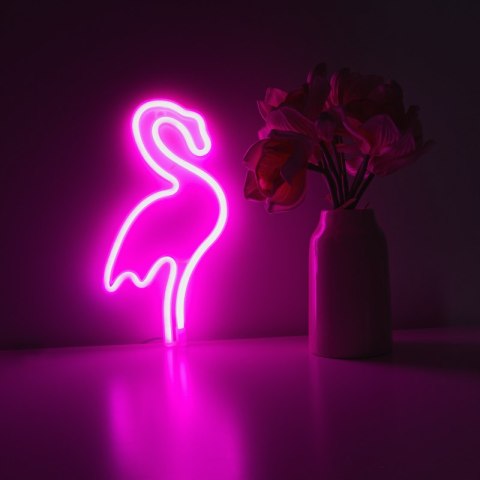 Neon LED "flaming", 15 x 28,5 cm
