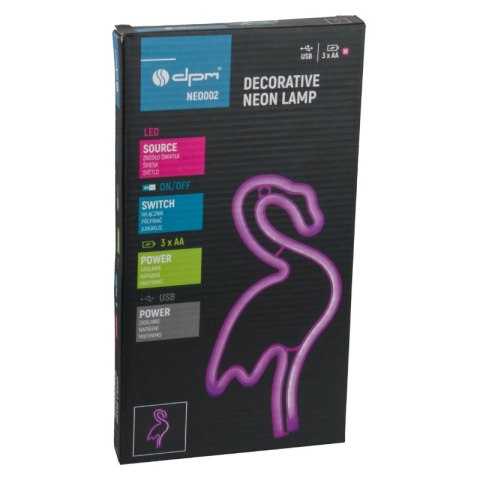 Neon LED "flaming", 15 x 28,5 cm