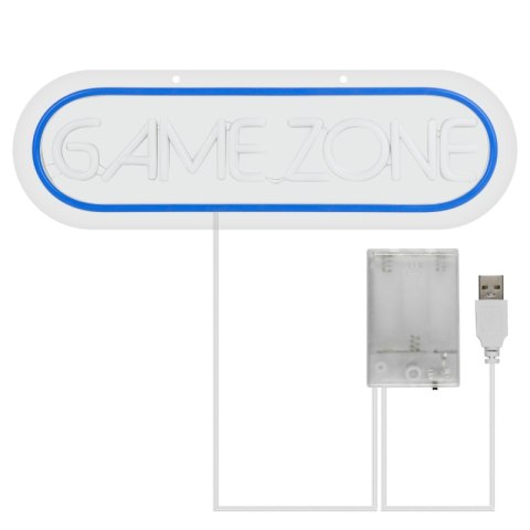 Neon LED "game zone", 42,5 x 13,7 cm