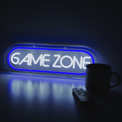 Neon LED "game zone", 42,5 x 13,7 cm