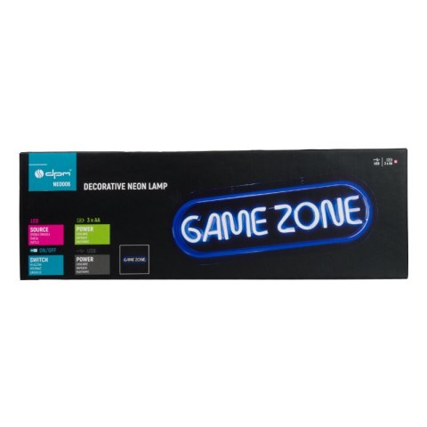 Neon LED "game zone", 42,5 x 13,7 cm