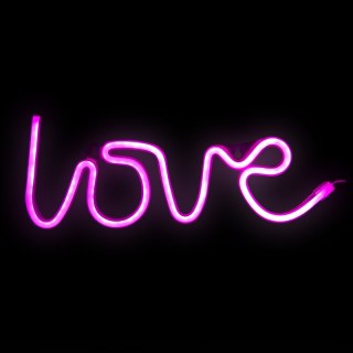 Neon LED "love", 34 x 12,5 cm