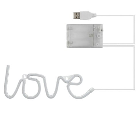 Neon LED "love", 34 x 12,5 cm