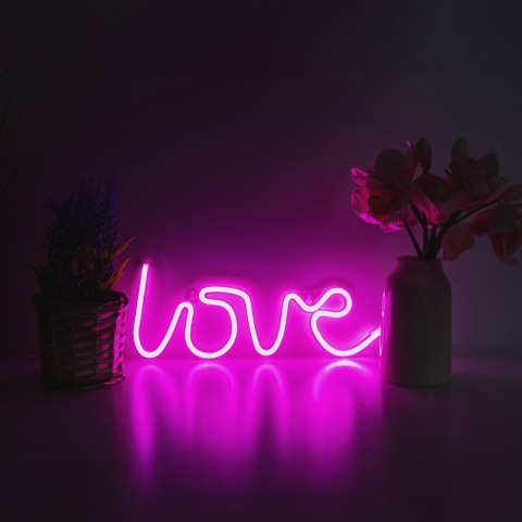 Neon LED "love", 34 x 12,5 cm