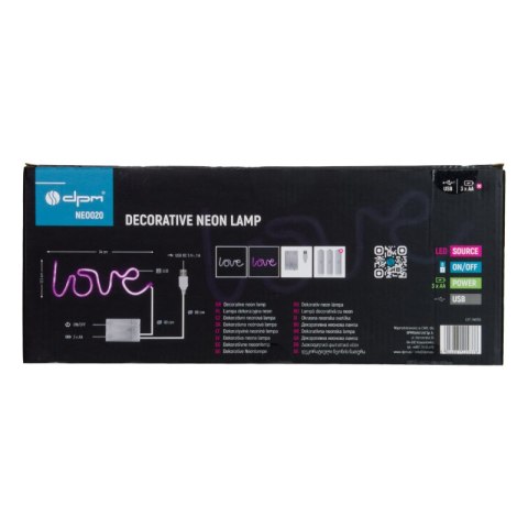 Neon LED "love", 34 x 12,5 cm
