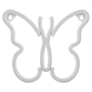 Neon LED "motyl", 22,5 x 19,5 cm