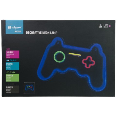 Neon "gamepad", 41 x 27,5 cm