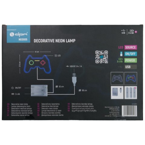 Neon "gamepad", 41 x 27,5 cm
