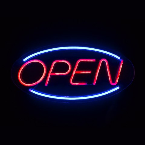 Neon "open", 45 x 22 cm