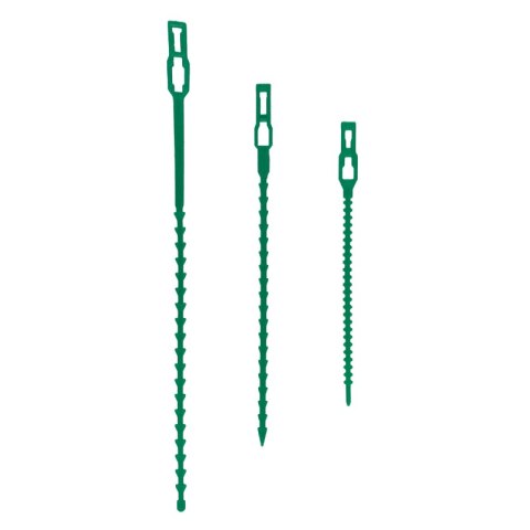 Opaski zaciskowe wielokrotnego użytku, 130 / 170 / 230 mm, 50 szt., zielone