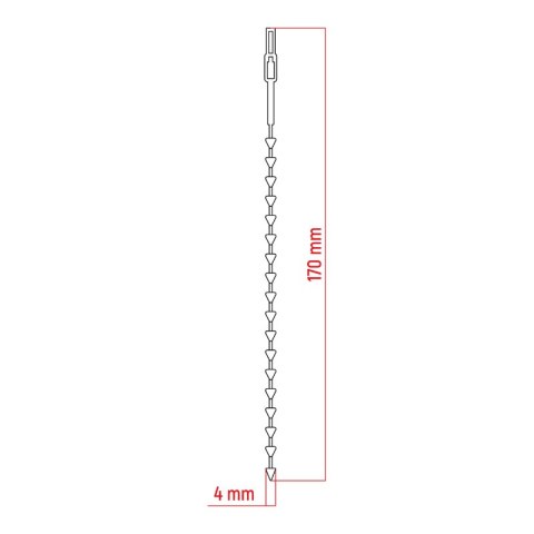 Opaski zaciskowe wieloktornego użytku, 8 x 170 mm, 50 szt., zielone