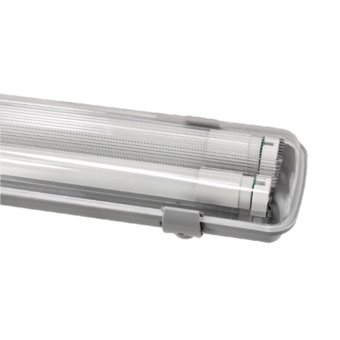 Oprawa hermetyczna do tub LED G13, 2 x T8, 2 x 18 W, 2 x 1800 lm, 4000 K, IP65, 120 cm, szara