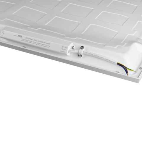 Panel LED, 60 x 60 cm, 40 W, 4000 lm, 4000 K, IP20, biały