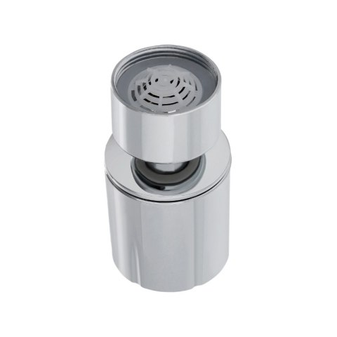 Perlator do baterii, krótki, srebrny, XL1028, Noveen