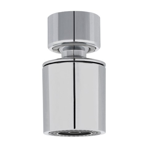 Perlator do baterii, krótki, srebrny, XL1028, Noveen