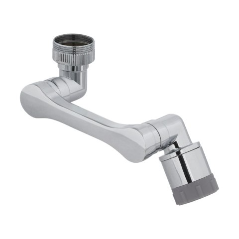 Perlator do baterii, obrotowy, srebrny, XL1063, Noveen