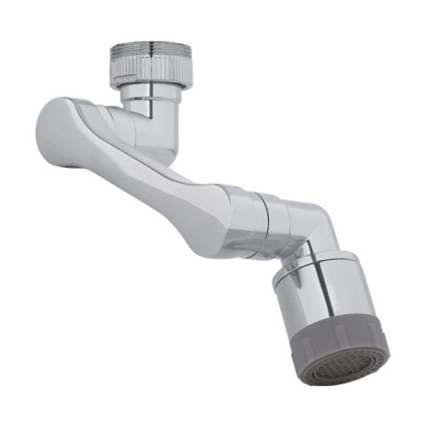 Perlator do baterii, obrotowy, srebrny, XL1063, Noveen