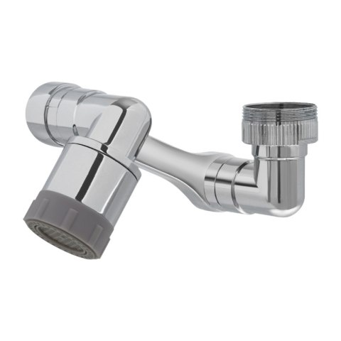 Perlator do baterii, obrotowy, srebrny, XL1063, Noveen