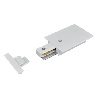 Złączki końcowe do szyny podtynkowej, białe, X-LINE