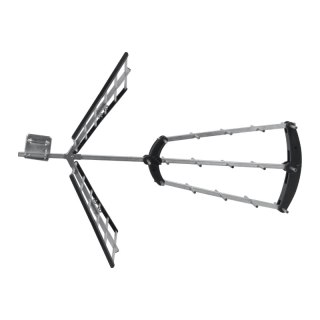 Antena kierunkowa DVB-T / DVB-T2, UHF, 29 elementów, 16 dB, symetryzator, filtr LTE, karton DPM